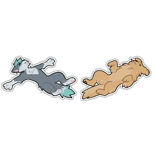 2️⃣ Стикер «Rix (Wolfdog & Dogzilla)» для Telegram