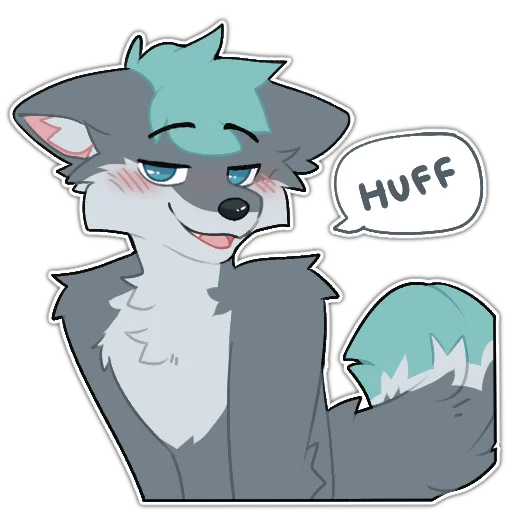 😘 Стикер «Rix (Wolfdog & Dogzilla)» для Telegram