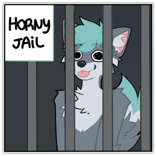 🚓 Стикер «Rix (Wolfdog & Dogzilla)» для Telegram