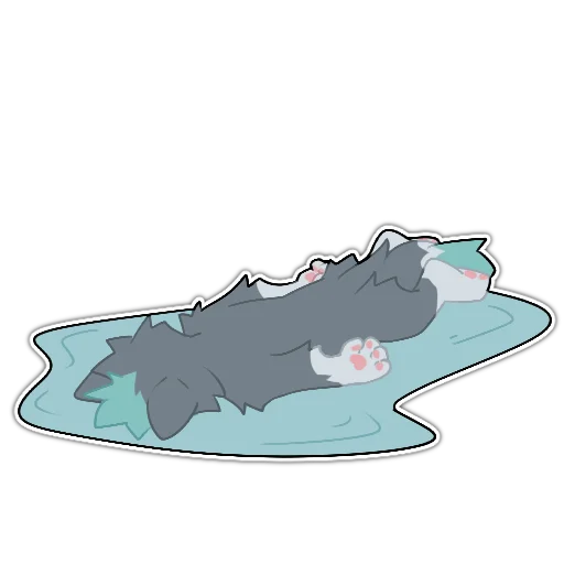 😭 Стикер «Rix (Wolfdog & Dogzilla)» для Telegram