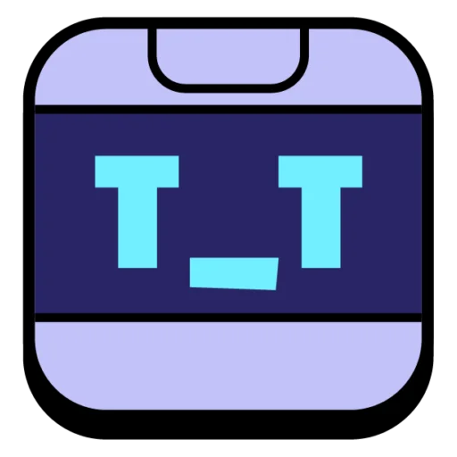 😭 Стикер «8-BIT Pins» для Telegram