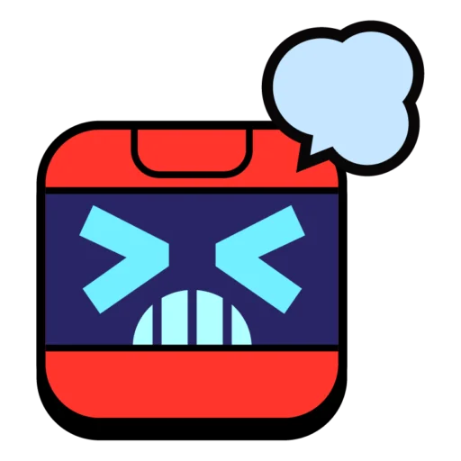 😡 Стикер «8-BIT Pins» для Telegram