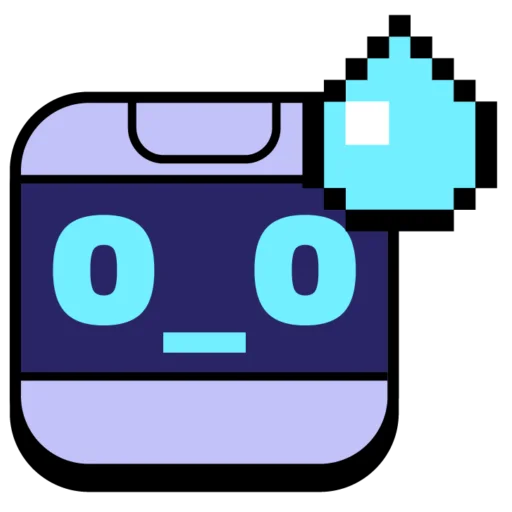 😓 Стикер «8-BIT Pins» для Telegram