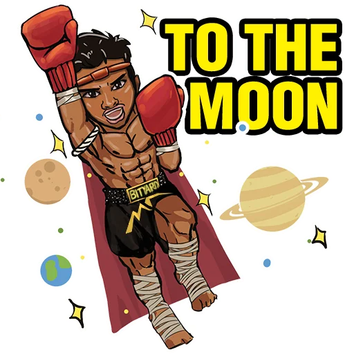 😍 Стикер «Тайский бокс» для Telegram