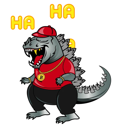 😂 Стикер «Bitzzilla» для Telegram