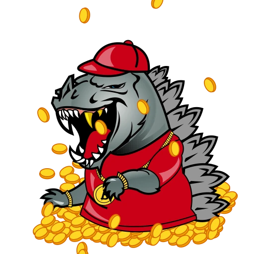 🤮 Стикер «Bitzzilla» для Telegram
