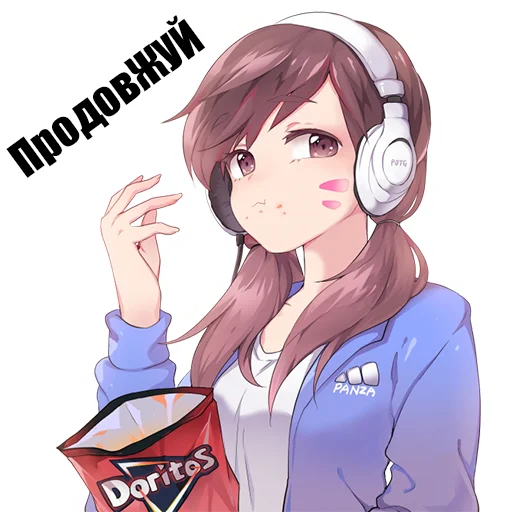 🥴 Стикер «Велика Колекція UАnime by. T» для Telegram