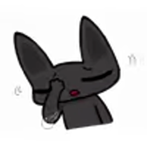 Стикерпак Black cat для Telegram