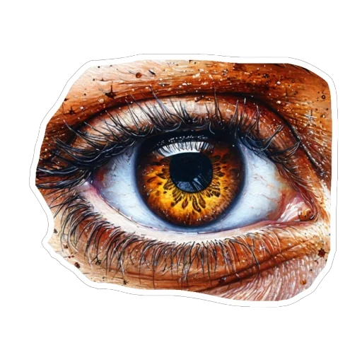 👁 Стикер «Black» для Telegram