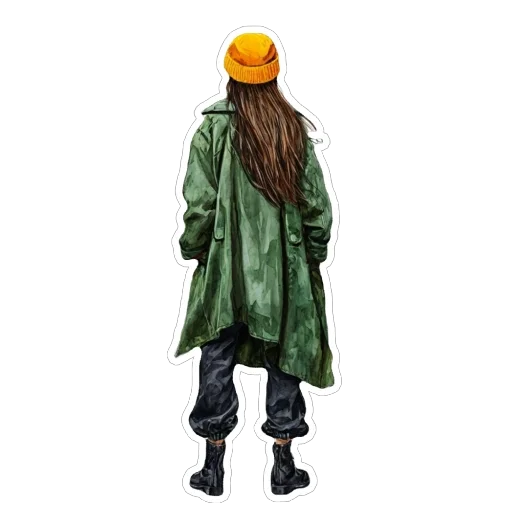 🧥 Стикер «Black» для Telegram