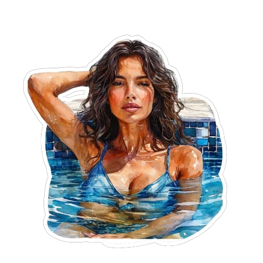 🌊 Стикер «Black» для Telegram