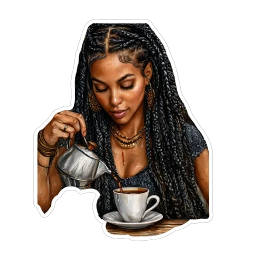 ☕️ Стикер «Black» для Telegram