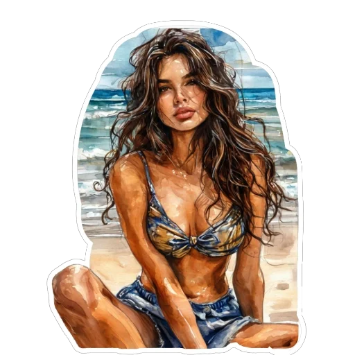 🌊 Стикер «Black» для Telegram