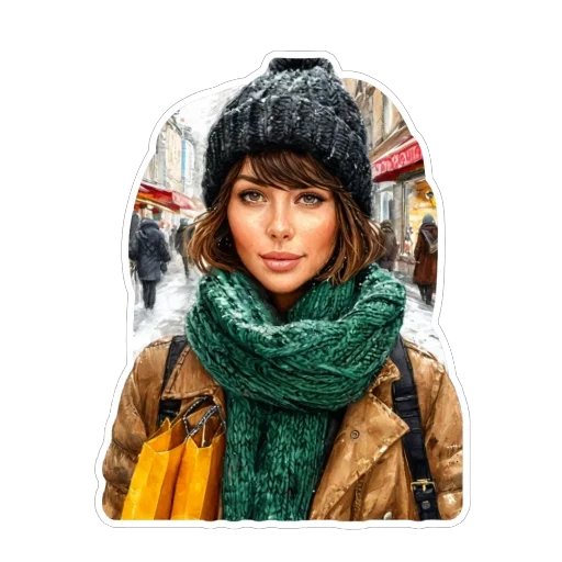 🧣 Стикер «Black» для Telegram