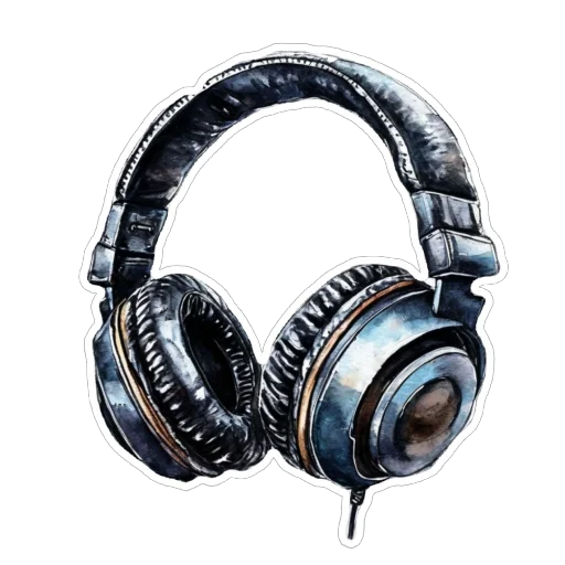 🎧 Стикер «Black» для Telegram