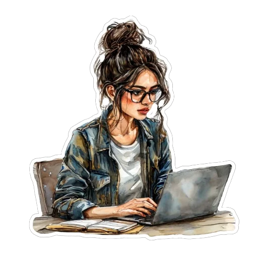 💻 Стикер «Black» для Telegram