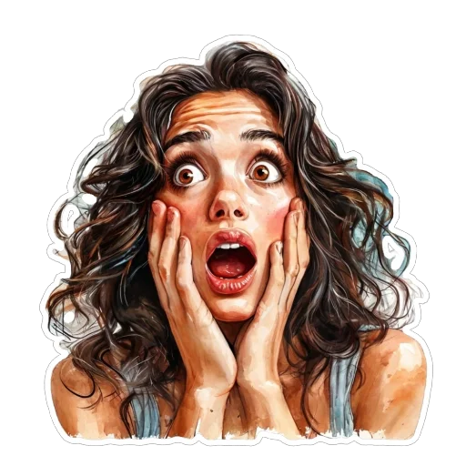 😳 Стикер «Black» для Telegram