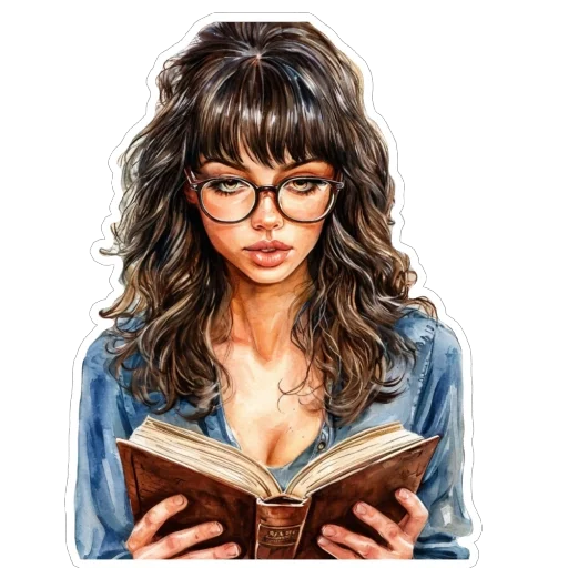 📖 Стикер «Black» для Telegram