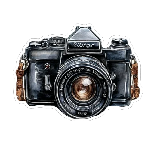 📷 Стикер «Black» для Telegram