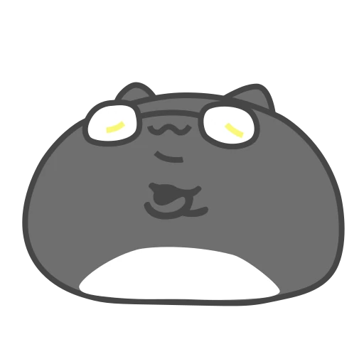 🤓 Стикер «Black Capoo» для Telegram