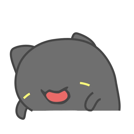 😏 Стикер «Black Capoo» для Telegram