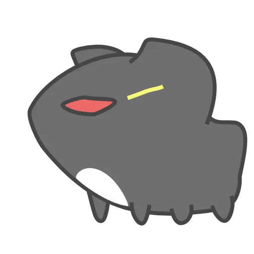 🤪 Стикер «Black Capoo» для Telegram