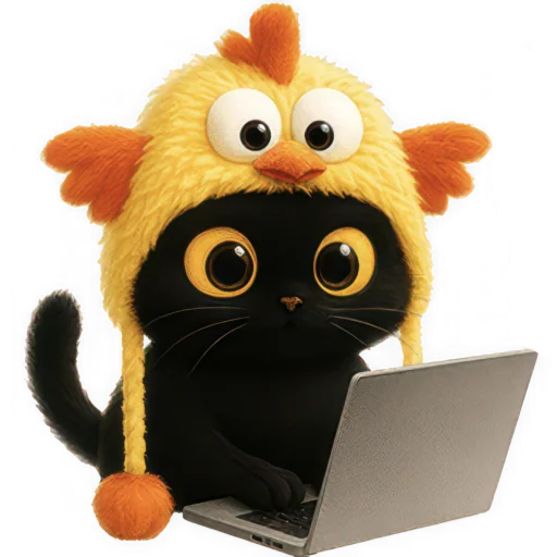 💻 Стикер «Чикен киса» для Telegram