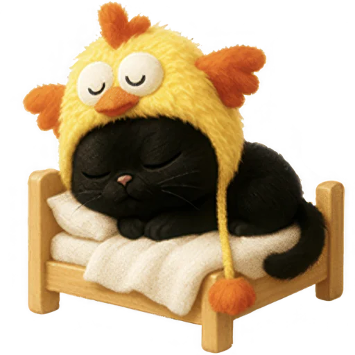 😴 Стикер «Чикен киса» для Telegram