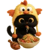 🍲 Эмодзи «Чикен киса» для Telegram