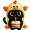 🎂 Эмодзи «Чикен киса» для Telegram