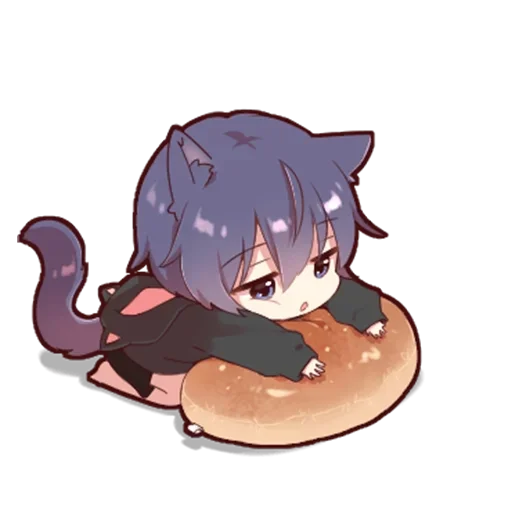 🍔 Стикер «Черный кот» для Telegram