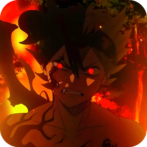 👿 Стикер «Black Clover» для Telegram