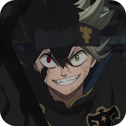 😈 Стикер «Black Clover» для Telegram