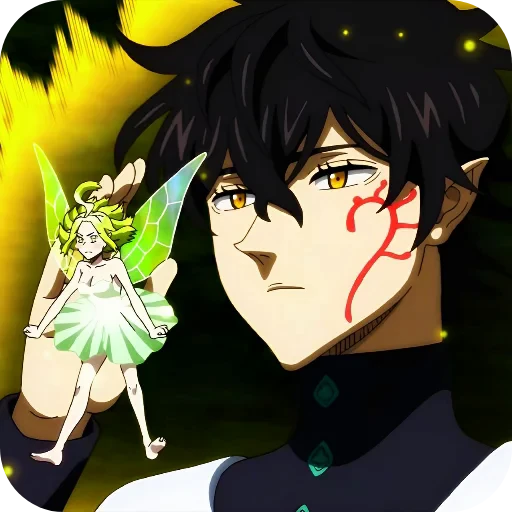 😈 Стикер «Black Clover» для Telegram