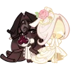 Стикерпак Black Forest and Wedding Cake для Telegram
