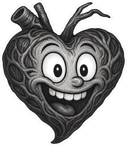 Стикерпак «Black heart» для Telegram — обложка