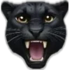 Стикер 9 Black Ai Emoji