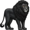 Стикер 16 Black Ai Emoji