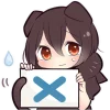 ❌ Эмодзи «Черная киса» для Telegram