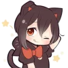 😋 Эмодзи «Черная киса» для Telegram