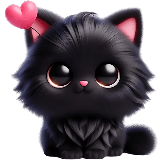 😍 Стикер «Пушистые тьмы» для Telegram