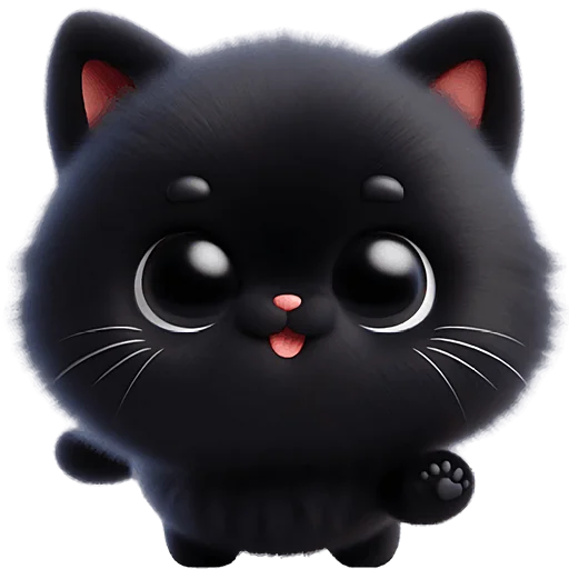 ☺️ Стикер «Пушистые тьмы» для Telegram