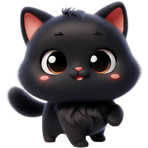 ☺️ Стикер «Пушистые тьмы» для Telegram