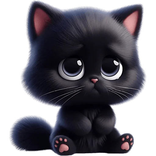 🥺 Стикер «Пушистые тьмы» для Telegram
