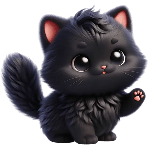 👋 Стикер «Пушистые тьмы» для Telegram