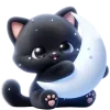 🌙 Эмодзи «Пушистые тьмы» для Telegram