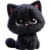 😞 Эмодзи «Пушистые тьмы» для Telegram