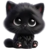 😞 Эмодзи «Пушистые тьмы» для Telegram