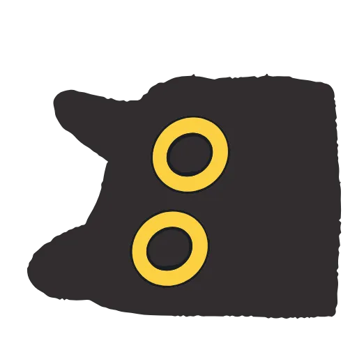 Стикер 33 Black Kitty