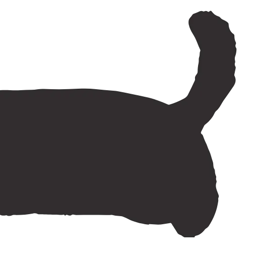 Стикер 39 Black Kitty